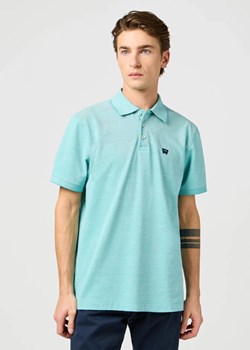 WRANGLER MĘSKA KOSZULKA WRANGLER REFINED POLO SHIRT TEAL 112362834 ze sklepu YouNeedit.pl w kategorii T-shirty męskie - zdjęcie 183942513