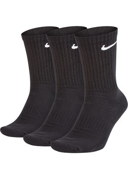 Klasyczne skarpety treningowe Nike Everyday Cushioned (3 pary) - Czerń ze sklepu Nike poland w kategorii Skarpetki damskie - zdjęcie 183942772