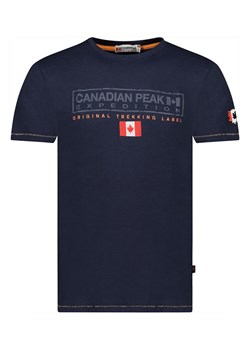 Canadian Peak Koszulka &quot;Jasiceak&quot; w kolorze granatowym ze sklepu Limango Polska w kategorii T-shirty męskie - zdjęcie 183943704
