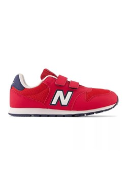 Buty New Balance Jr PV500TR1 czerwone ze sklepu ButyModne.pl w kategorii Buty sportowe dziecięce - zdjęcie 183943990