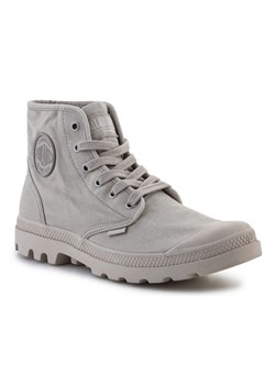 Buty Palladium Pampa Hi  02352-096-M szare ze sklepu ButyModne.pl w kategorii Buty zimowe męskie - zdjęcie 183944003