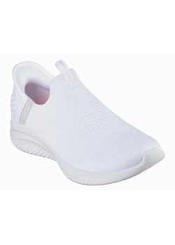 Buty Skechers Slip-Ins Ultra Flex 3.0 - Cozy Streak  149708-WHT białe ze sklepu ButyModne.pl w kategorii Buty sportowe damskie - zdjęcie 183944024