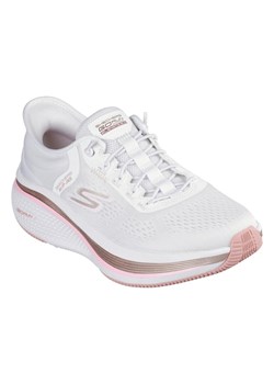 Buty Skechers Slip-ins Go Run Elevate 2.0 - Banyan 129006-WPK białe ze sklepu ButyModne.pl w kategorii Buty sportowe damskie - zdjęcie 183944034