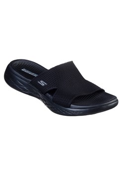 Klapki Skechers ON-The-GO 600 - Oceanside W 140003-BBK czarne ze sklepu ButyModne.pl w kategorii Klapki damskie - zdjęcie 183944200