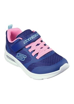 Buty Skechers Microspec Max - Racer Gal 303543L-NVPK niebieskie ze sklepu ButyModne.pl w kategorii Buty sportowe dziecięce - zdjęcie 183944263