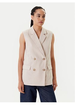 United Colors Of Benetton Kamizelka garniturowa 29KBDJ00W Beżowy Regular Fit ze sklepu MODIVO w kategorii Kamizelki damskie - zdjęcie 183944823