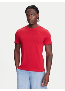 Kappa T-Shirt Logo Korpo Cafers 304J150 Bordowy Slim Fit ze sklepu MODIVO w kategorii T-shirty męskie - zdjęcie 183944863