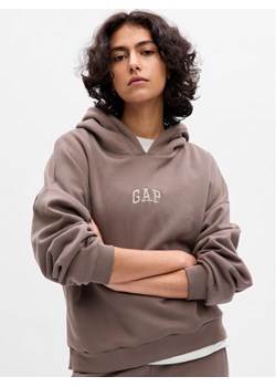 Gap Bluza 729618-03 Brązowy Regular Fit ze sklepu MODIVO w kategorii Bluzy damskie - zdjęcie 183944882