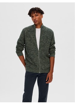 Selected Homme Sweter 16090152 Zielony Regular Fit ze sklepu MODIVO w kategorii Swetry męskie - zdjęcie 183944893