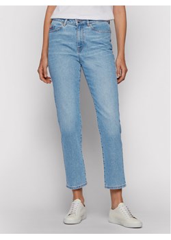 Boss Jeansy Straight Crop Vd 50452525 Niebieski Regular Fit ze sklepu MODIVO w kategorii Jeansy damskie - zdjęcie 183944941
