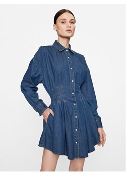 Hugo Sukienka jeansowa Kisitra 50499167 Niebieski Regular Fit ze sklepu MODIVO w kategorii Sukienki - zdjęcie 183945014