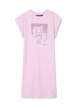 Karl Lagerfeld Kids Sukienka codzienna Z30456 D Różowy Regular Fit ze sklepu MODIVO w kategorii Sukienki dziewczęce - zdjęcie 183945040