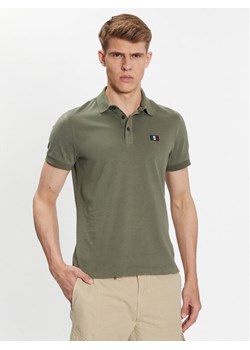 Aeronautica Militare Polo 231PO1685J602 Zielony Regular Fit ze sklepu MODIVO w kategorii T-shirty męskie - zdjęcie 183945071