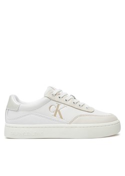 Calvin Klein Jeans Sneakersy Classic YW0YW01585 Biały ze sklepu MODIVO w kategorii Buty sportowe damskie - zdjęcie 183945193