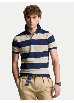 Polo Ralph Lauren Polo 710941434001 Granatowy Custom Slim Fit ze sklepu MODIVO w kategorii T-shirty męskie - zdjęcie 183945241
