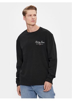 Tommy Jeans Bluza Luxe DM0DM18296 Czarny Regular Fit ze sklepu MODIVO w kategorii Bluzy męskie - zdjęcie 183945271