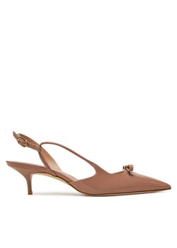 Stuart Weitzman Sandały Tully 50 Slingback SI494 Beżowy ze sklepu MODIVO w kategorii Sandały damskie - zdjęcie 183945282