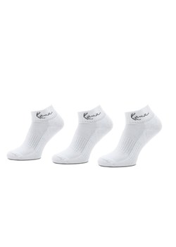 Karl Kani Zestaw 3 par niskich skarpet męskich Signature Ankle Signature Ankle Biały ze sklepu MODIVO w kategorii Skarpetki męskie - zdjęcie 183945442