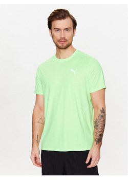 Puma Koszulka techniczna Run Favorite 523150 Zielony Regular Fit ze sklepu MODIVO w kategorii T-shirty męskie - zdjęcie 183945472