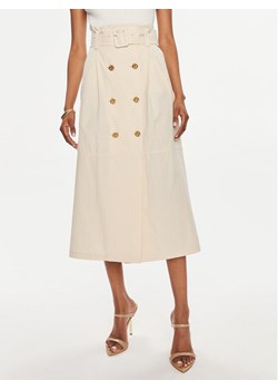 TWINSET Spódnica trapezowa 241TT2055 Beżowy Regular Fit ze sklepu MODIVO w kategorii Spódnice - zdjęcie 183945492