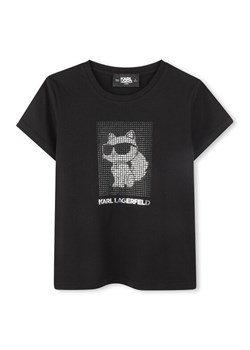 Karl Lagerfeld Kids T-Shirt Z30489 M Czarny Regular Fit ze sklepu MODIVO w kategorii T-shirty chłopięce - zdjęcie 183945522