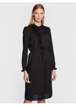 TWINSET Sukienka koszulowa 222TT2422 Czarny Regular Fit ze sklepu MODIVO w kategorii Sukienki - zdjęcie 183945532