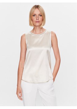 Peserico Bluzka S08893D Écru Regular Fit ze sklepu MODIVO w kategorii Bluzki damskie - zdjęcie 183945634