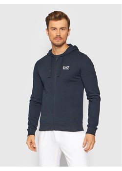 EA7 Emporio Armani Bluza 8NPM03 PJ05Z 1578 Granatowy Regular Fit ze sklepu MODIVO w kategorii Bluzy męskie - zdjęcie 183945673