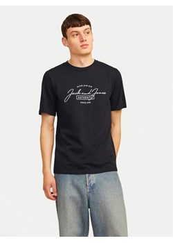 Jack&Jones T-Shirt Erris 12256799 Czarny Standard Fit ze sklepu MODIVO w kategorii T-shirty męskie - zdjęcie 183945714