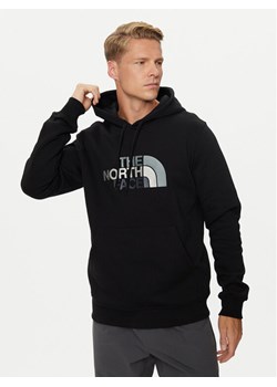 The North Face Bluza Drew Peak NF00AHJY Czarny Regular Fit ze sklepu MODIVO w kategorii Bluzy męskie - zdjęcie 183945753
