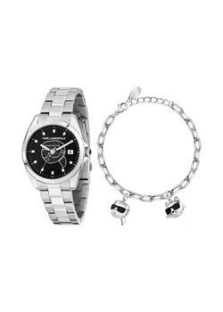 KARL LAGERFELD Zegarek R0553101516 Srebrny ze sklepu MODIVO w kategorii Zegarki - zdjęcie 183945791