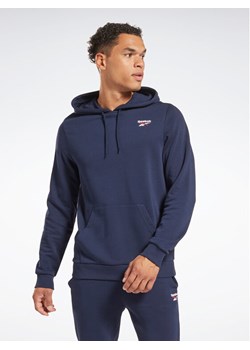 Reebok Bluza Identity Logo HA9274 Granatowy Regular Fit ze sklepu MODIVO w kategorii Bluzy męskie - zdjęcie 183945823