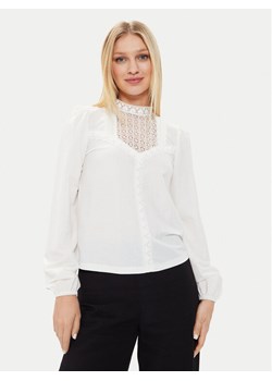 Morgan Bluzka 241-TRIL Biały Regular Fit ze sklepu MODIVO w kategorii Bluzki damskie - zdjęcie 183945862