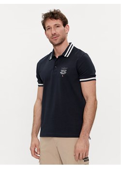 Aeronautica Militare Polo 241PO1758P191 Granatowy Regular Fit ze sklepu MODIVO w kategorii T-shirty męskie - zdjęcie 183945952