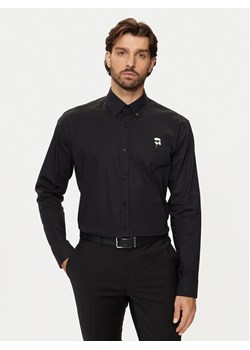 KARL LAGERFELD Koszula 605911 544671 Czarny Regular Fit ze sklepu MODIVO w kategorii Koszule męskie - zdjęcie 183945953