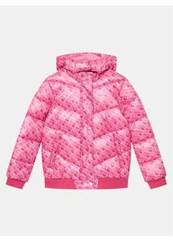 Guess Kurtka puchowa J4YL02 WEGY0 Różowy Regular Fit ze sklepu MODIVO w kategorii Kurtki dziewczęce - zdjęcie 183945960