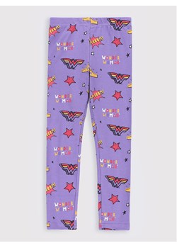 Coccodrillo Legginsy WONDER WOMAN ZC2122104LIG Fioletowy Slim Fit ze sklepu MODIVO w kategorii Spodnie dziewczęce - zdjęcie 183946080