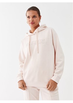 Guess Bluza Euphemia V2BQ01 KBC00 Beżowy Regular Fit ze sklepu MODIVO w kategorii Bluzy damskie - zdjęcie 183946110
