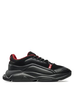Hugo Sneakersy Leon Runn 50523838 Czarny ze sklepu MODIVO w kategorii Buty sportowe męskie - zdjęcie 183946123
