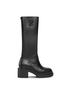 DKNY Kozaki Paloma Logo K3324785 Czarny ze sklepu MODIVO w kategorii Kozaki damskie - zdjęcie 183946154