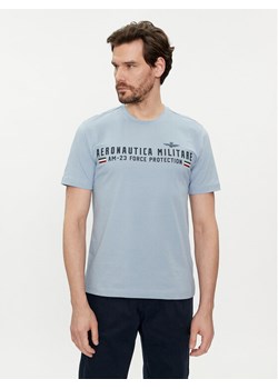Aeronautica Militare T-Shirt 241TS1942J538 Niebieski Regular Fit ze sklepu MODIVO w kategorii T-shirty męskie - zdjęcie 183946164