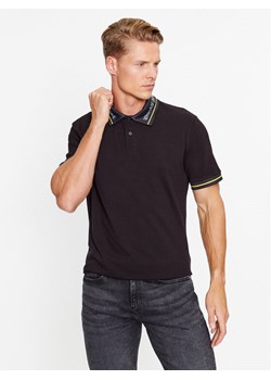 Versace Jeans Couture Polo 75GAGT13 Czarny Regular Fit ze sklepu MODIVO w kategorii T-shirty męskie - zdjęcie 183946211