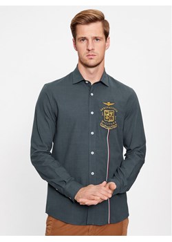 Aeronautica Militare Koszula 232CA1237CT3213 Granatowy Regular Fit ze sklepu MODIVO w kategorii Koszule męskie - zdjęcie 183946234
