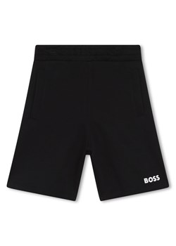 Boss Szorty sportowe J24816 D Czarny Regular Fit ze sklepu MODIVO w kategorii Spodenki chłopięce - zdjęcie 183946280