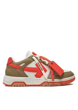 Off-White Sneakersy OMIA243S23LEA0015622 Écru ze sklepu MODIVO w kategorii Buty sportowe męskie - zdjęcie 183946293