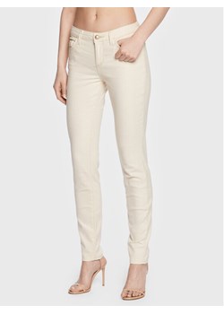 Guess Jeansy Annette W3GA99 D4ZO1 Écru Skinny Fit ze sklepu MODIVO w kategorii Jeansy damskie - zdjęcie 183946301