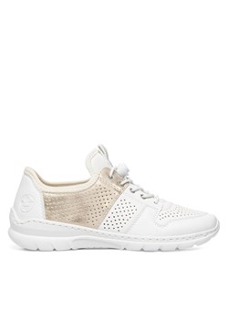 Rieker Sneakersy L3254-80 Biały ze sklepu MODIVO w kategorii Półbuty damskie - zdjęcie 183946341