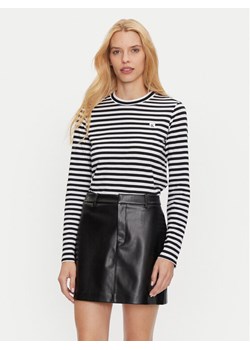 Calvin Klein Jeans Bluzka J20J224549 Czarny Regular Fit ze sklepu MODIVO w kategorii Bluzki damskie - zdjęcie 183946343