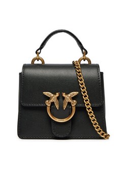 Pinko Torebka Love One Top Handle Micro Light AI 24-25 PCPL 102740 A0F1 Czarny ze sklepu MODIVO w kategorii Torebki damskie - zdjęcie 183946392