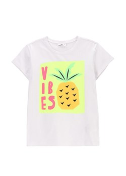 Coccodrillo T-Shirt WC5143204VGD Biały Regular Fit ze sklepu MODIVO w kategorii Bluzki dziewczęce - zdjęcie 183946433